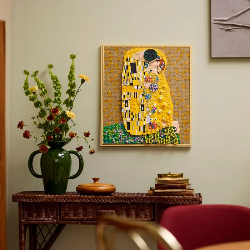 LEGO Art 31221 Gustav Klimt – Polibek — obrázek 6