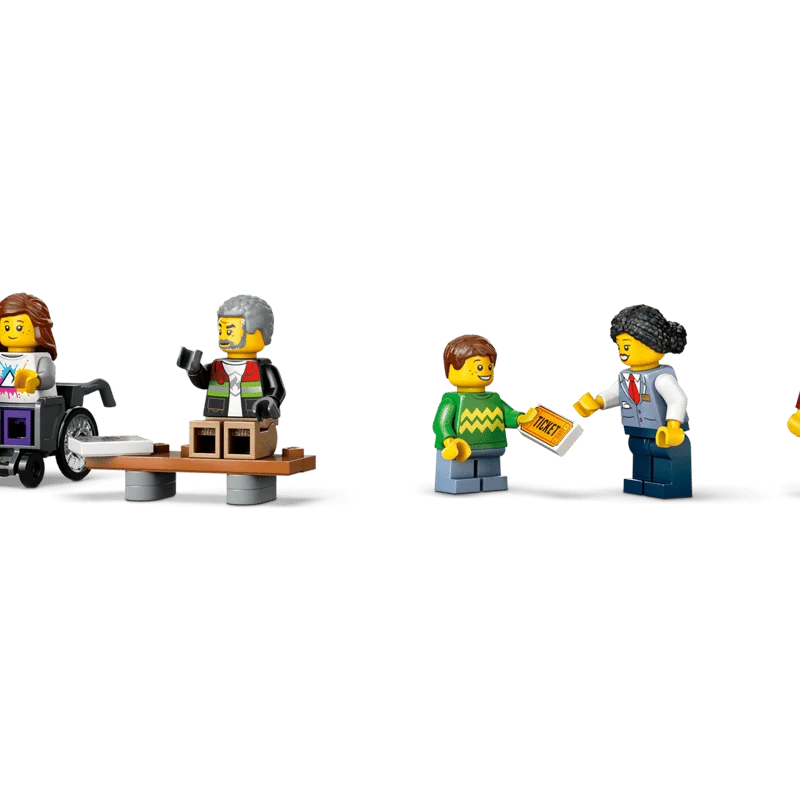 LEGO City 60423 Tramvaj a zastávka v centru města — obrázek 7