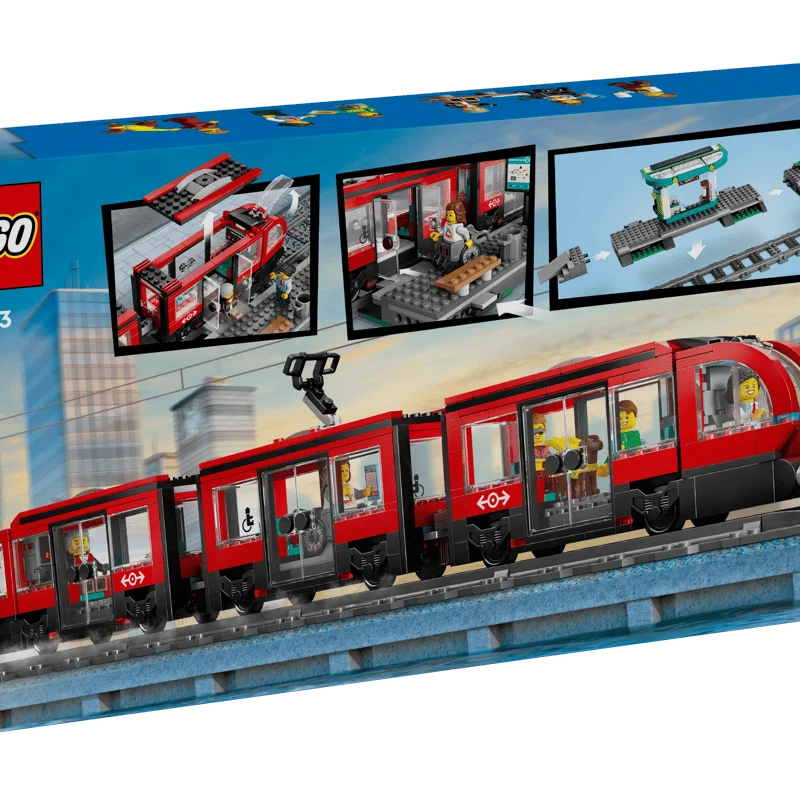 LEGO City 60423 Tramvaj a zastávka v centru města — obrázek 8