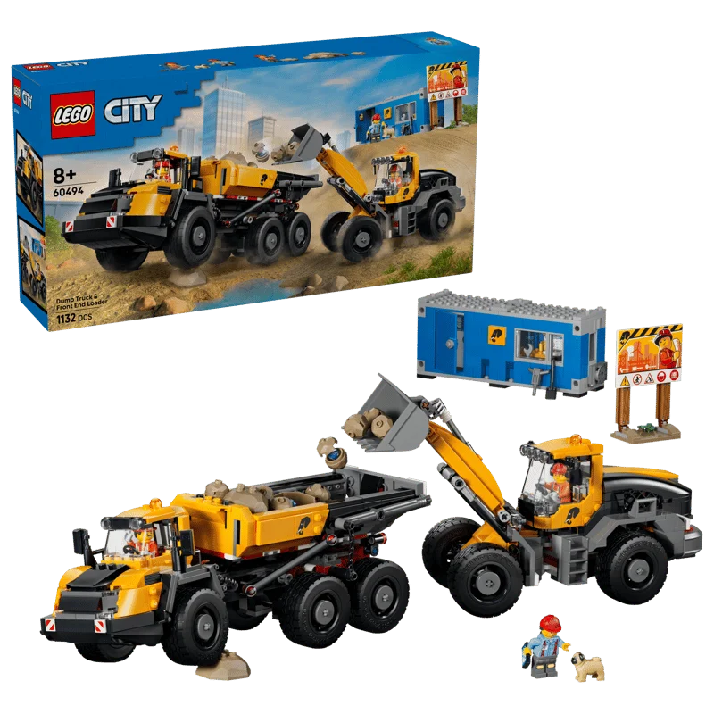 LEGO City 60494 Sklápěč a čelní nakladač — obrázek 2