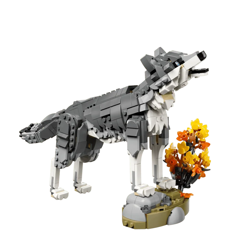 LEGO Creator 31393 Lesní zvířata: Šedý vlk — obrázek 1