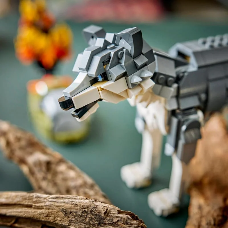 LEGO Creator 31393 Lesní zvířata: Šedý vlk — obrázek 11