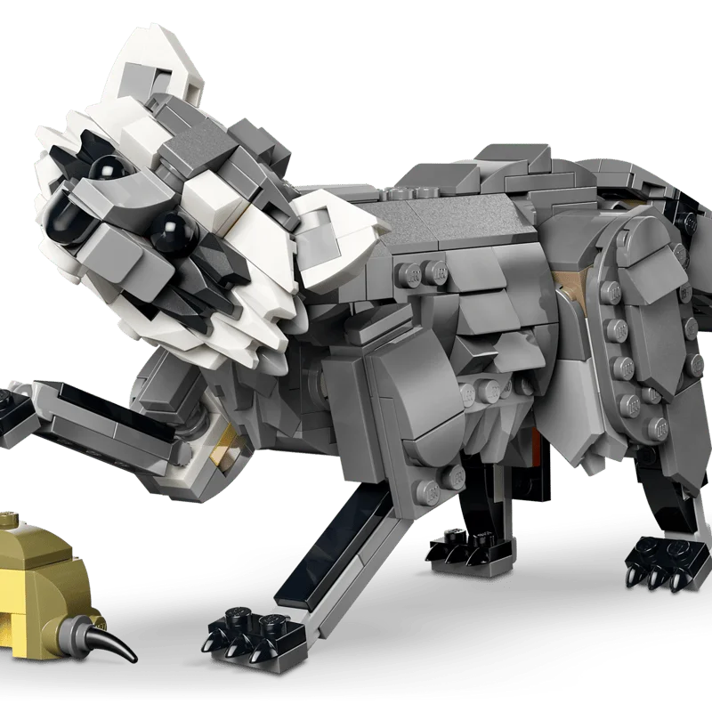 LEGO Creator 31393 Lesní zvířata: Šedý vlk — obrázek 4