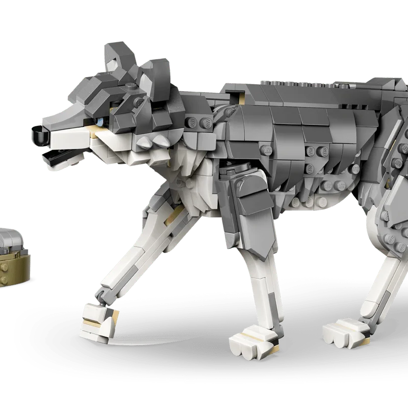 LEGO Creator 31393 Lesní zvířata: Šedý vlk — obrázek 9