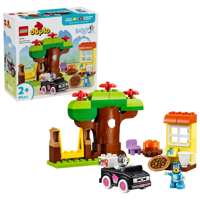 LEGO DUPLO Bluey 10469 Muffin, Bluey a rozvoz pizzy — obrázek 2
