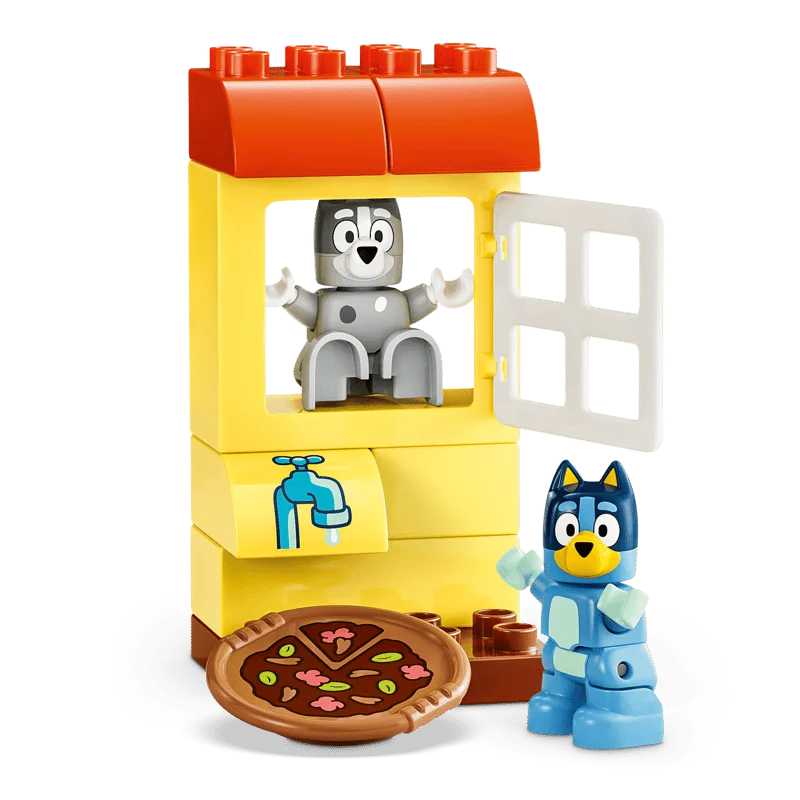 LEGO DUPLO Bluey 10469 Muffin, Bluey a rozvoz pizzy — obrázek 4
