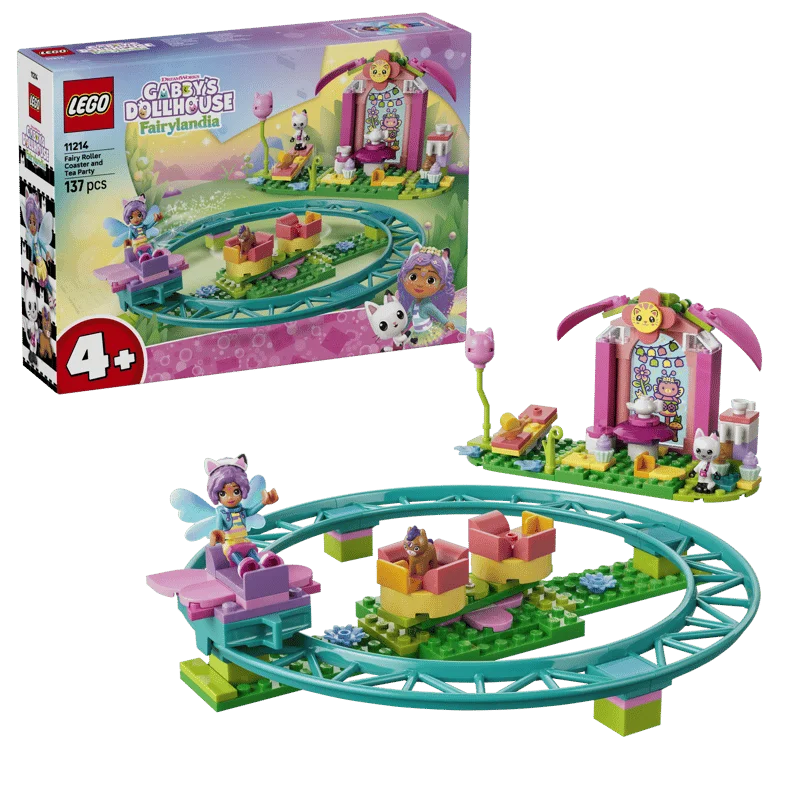 LEGO Gábinin kouzelný domek 11214 Vílí horská dráha a čajový dýchánek — obrázek 2