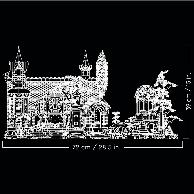 LEGO Icons 10316 Pán prstenů: Roklinka — obrázek 12