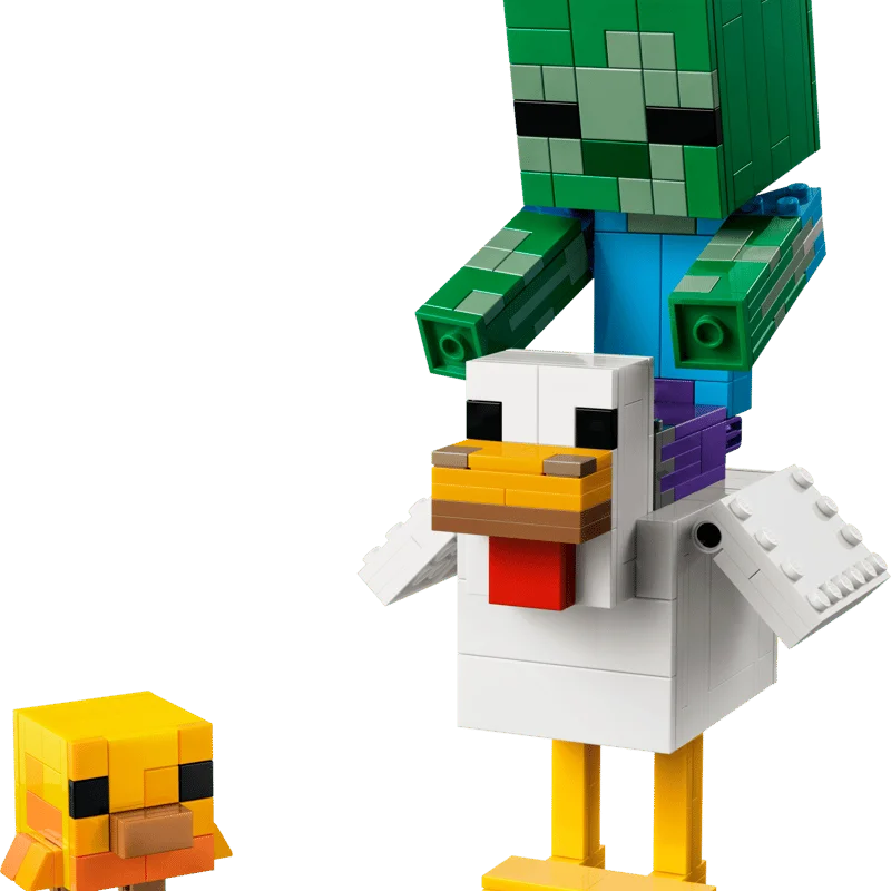 LEGO Minecraft 21582 Kuřecí žokej — obrázek 1