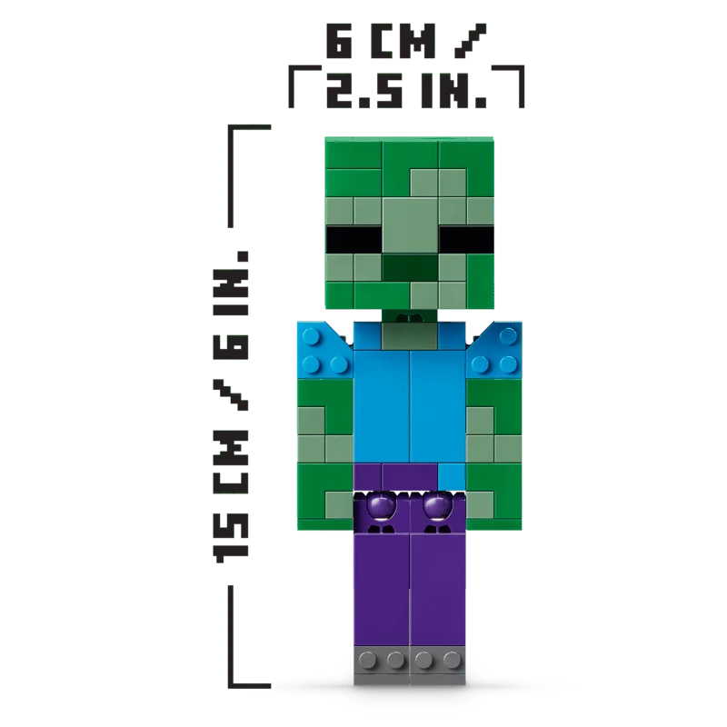 LEGO Minecraft 21582 Kuřecí žokej — obrázek 5