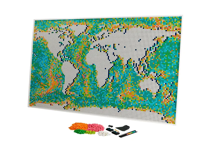 2. LEGO Art 31203 - Mapa světa