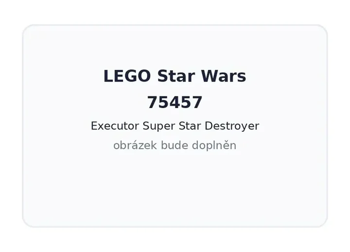 14. LEGO Star Wars 75457 - Executor Super Star Destroyer